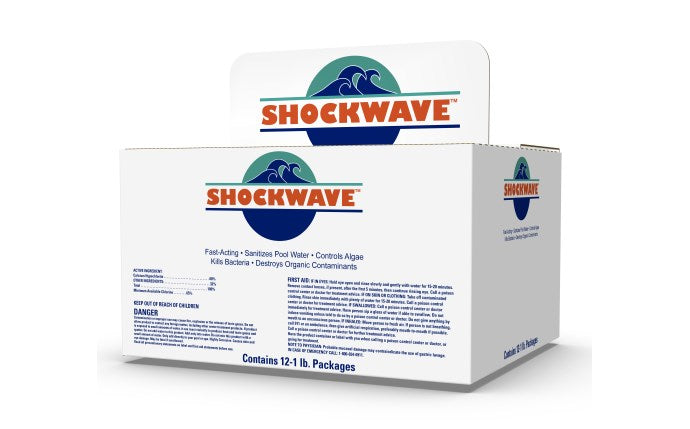 12ct 1lb Shockwave Calcium Hypochlorite