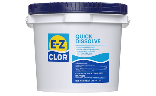 E-Z Clor 25 lb Quick Dissolve Dichlor Sanitizer Pail