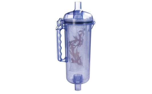 1 1/2" In-Line Large Capacity Leaf Trap with 3' Hose