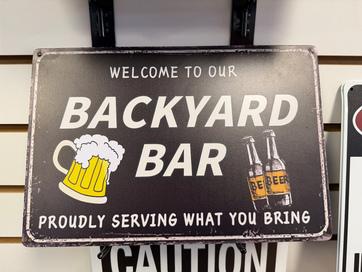 "BACKYARD BAR"