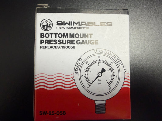 Bottom Mount Pressure Gauge
